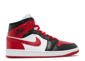 Nike WMNS AIR JORDAN 1 MID 'ALTERNATE BRED TOE'
