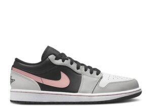 Nike AIR JORDAN 1 LOW 'BLACK GREY FOG BLEACHED CORAL'