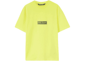 Palm Angels Garment Dyed Box Logo T-shirt 'Yellow/Black'
