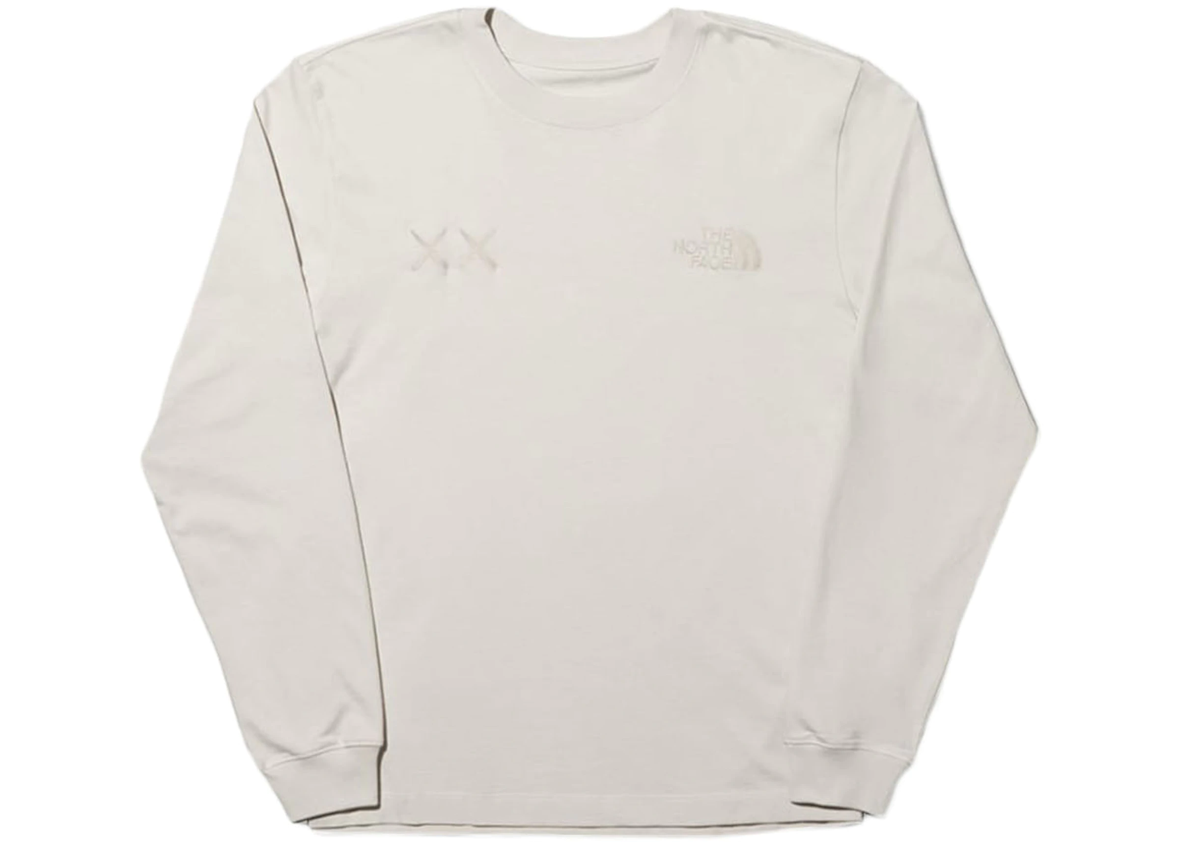 KAWS x The North Face L/S T-shirt 'Moonlight Ivory' - The Back Door