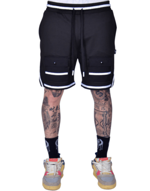 The Hideout Clothing Basketball Mesh Shorts 'Black'