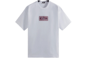 Kith Needlepoint Classic Logo Tee 'White'