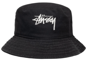 STUSSY BIG STOCK BUCKET HAT 'Black'