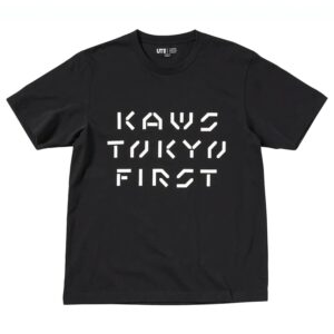 Kaws x Uniqlo Tokyo Tee 'Black'