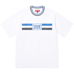 Supreme Warm Up Stripe S/S Top 'White'