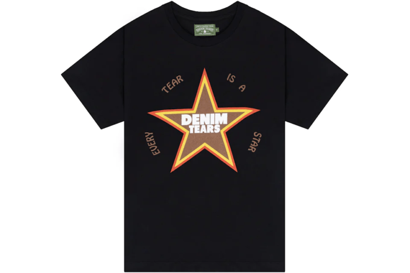 Denim Tears Every Tear Is A Star Tee 'Black'