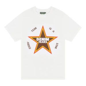 Denim Tears Every Tear Is A Star Tee 'White'