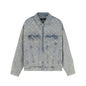 Represent R4 Monogram Denim Jacket 'Stone Wash'