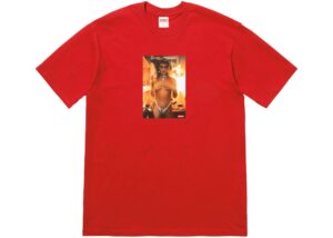Supreme Nan Goldin Kim in Rhinestone Tee 'Red'