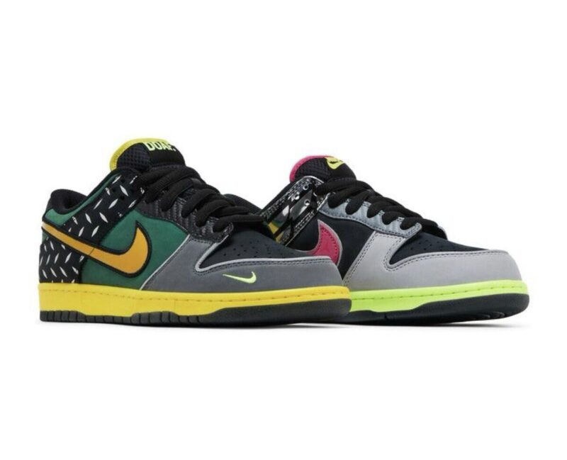 Nike Dunk Low 'What the Duck - University of Oregon Home' PE - Image 2