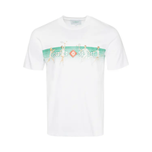 Casablanca Playful Stripes Tee 'White'
