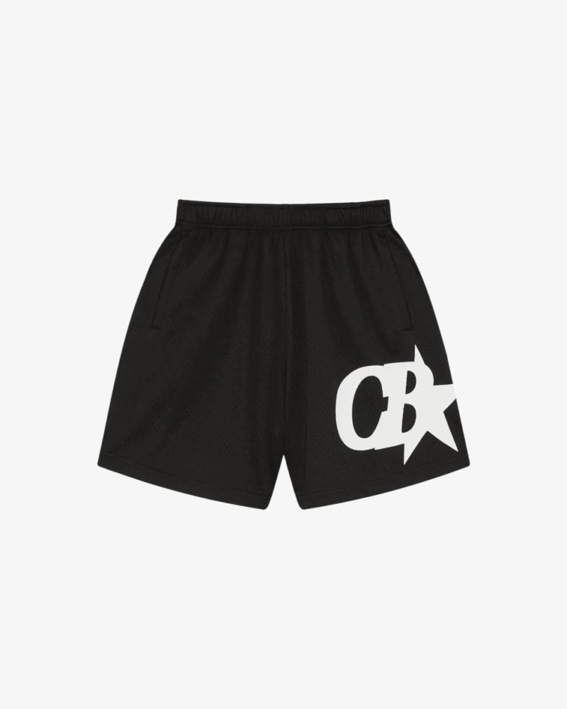 COLE BUXTON STAR MESH SHORTS 'Black'