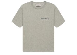 Fear Of God Essentials Essentials Core Collection Tee 'Dark Heather Oatmeal'