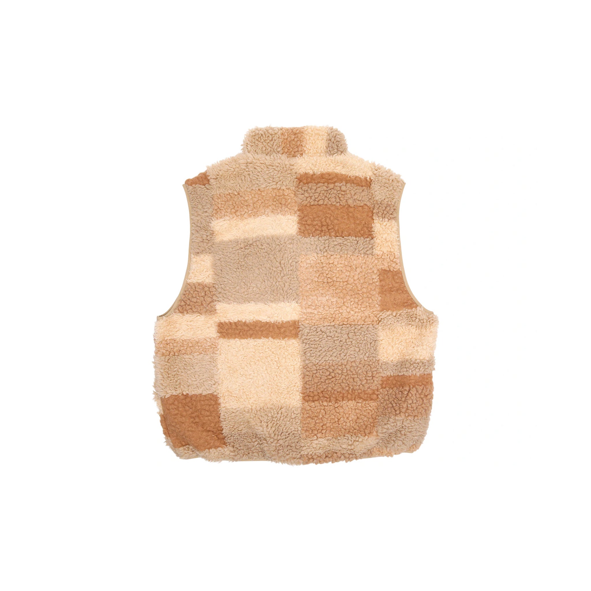 Stussy Stussy Colorblock Reversible Mixed Sherpa Vest | Grailed