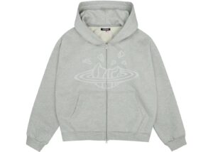 Broken Planet Zip Up Hoodie 'Ash Heather Grey'