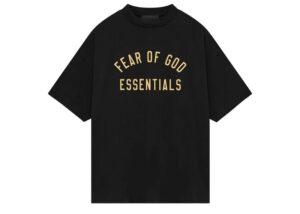 Fear Of God Essentials Jersey Crewneck Tee 'Black'