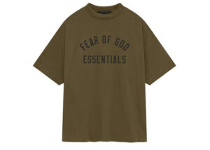Fear of God Essentials Jersey Crewneck Tee 'Olive'
